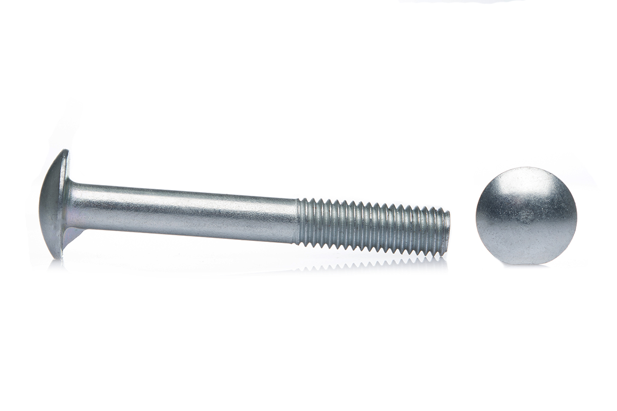Болт мебельный с усом оцинкованный DIN 607 6x70