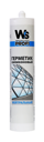 WS, герметик силиконовый нейтральный, прозрачный, 300 ml (1упак - 12 шт)