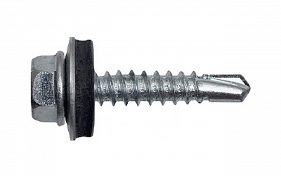 Винт самосверлящий с шайбой  Z14 и прокладкой EPDM GT 3