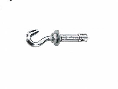 HBF Анкер с кованным болтом-крюком, электрооцинкованный Sormat